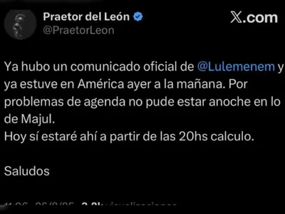 Venía twitteando como un campeón y se comió la curva: ¿Martín Menem reveló sin querer su cuenta troll de X?