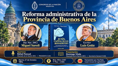 Miguel Saredi presentará “Junín, Capital de los Bonaerenses” y pondrá el foco en las desigualdades del Conurbano