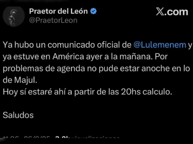 Venía twitteando como un campeón y se comió la curva: ¿Martín Menem reveló sin querer su cuenta troll de X?