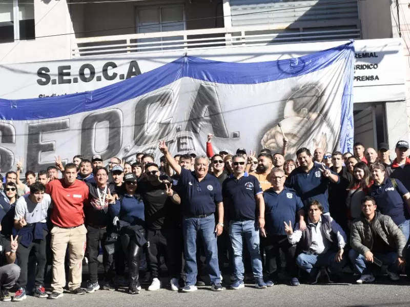 El SEOCA zona oeste se movilizó por la dignidad de los trabajadores