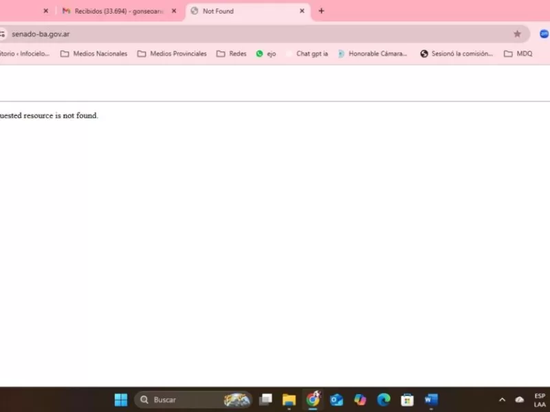 Hackearon la web del Senado, apareció una foto del primer ministro israelí y la corrupta de Magario ni se enteró