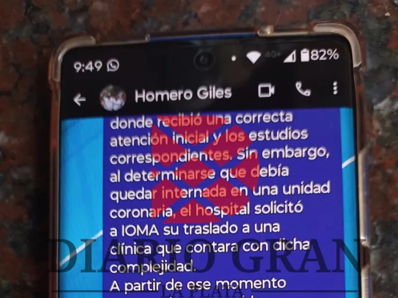Escándalo por una muerte tras un infarto: denuncian fallas de IOMA y apuntan a Homero Giles por una respuesta polémica